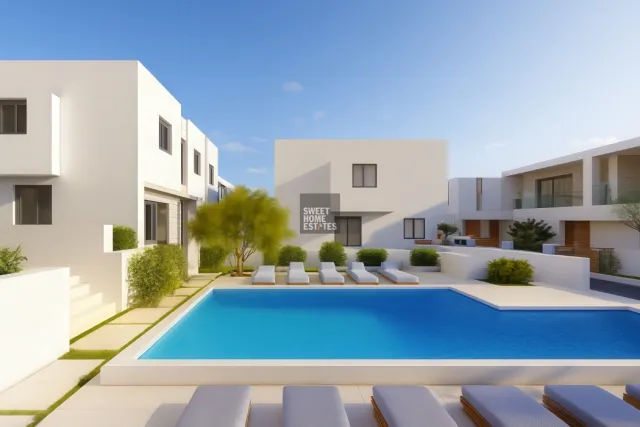 Three Bedroom Semi-Detached Villa in Pegeia, Paphos